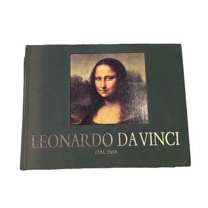 Leonardo Da Vinci Hard Cover Book | By D.M Field | Beautiful Colored Photos